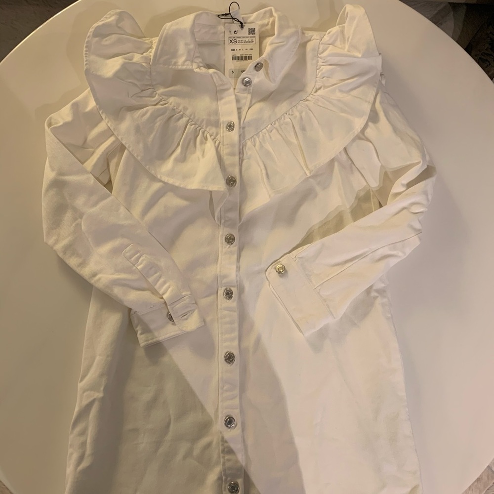 Zara White Dress
